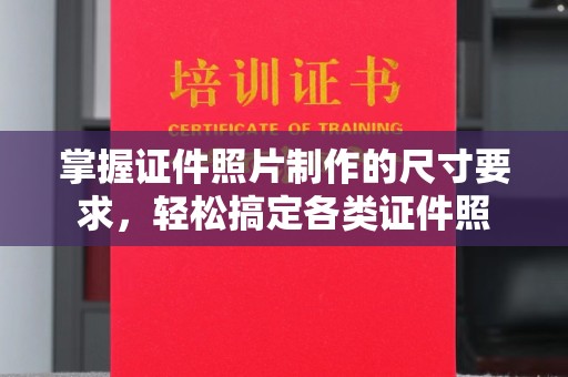 舟曲掌握证件照片制作的尺寸要求，轻松搞定各类证件照